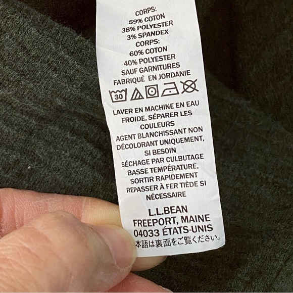 L.L. Bean Green Sweater, size small regular - Picture 5 of 7